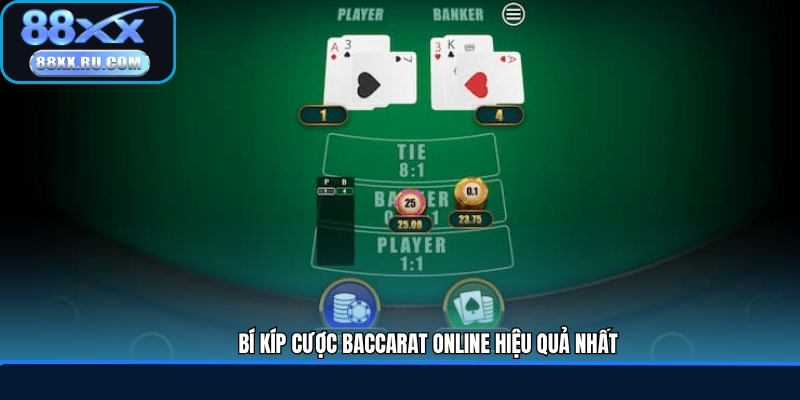 Bí kíp cược Baccarat online hiệu quả nhất